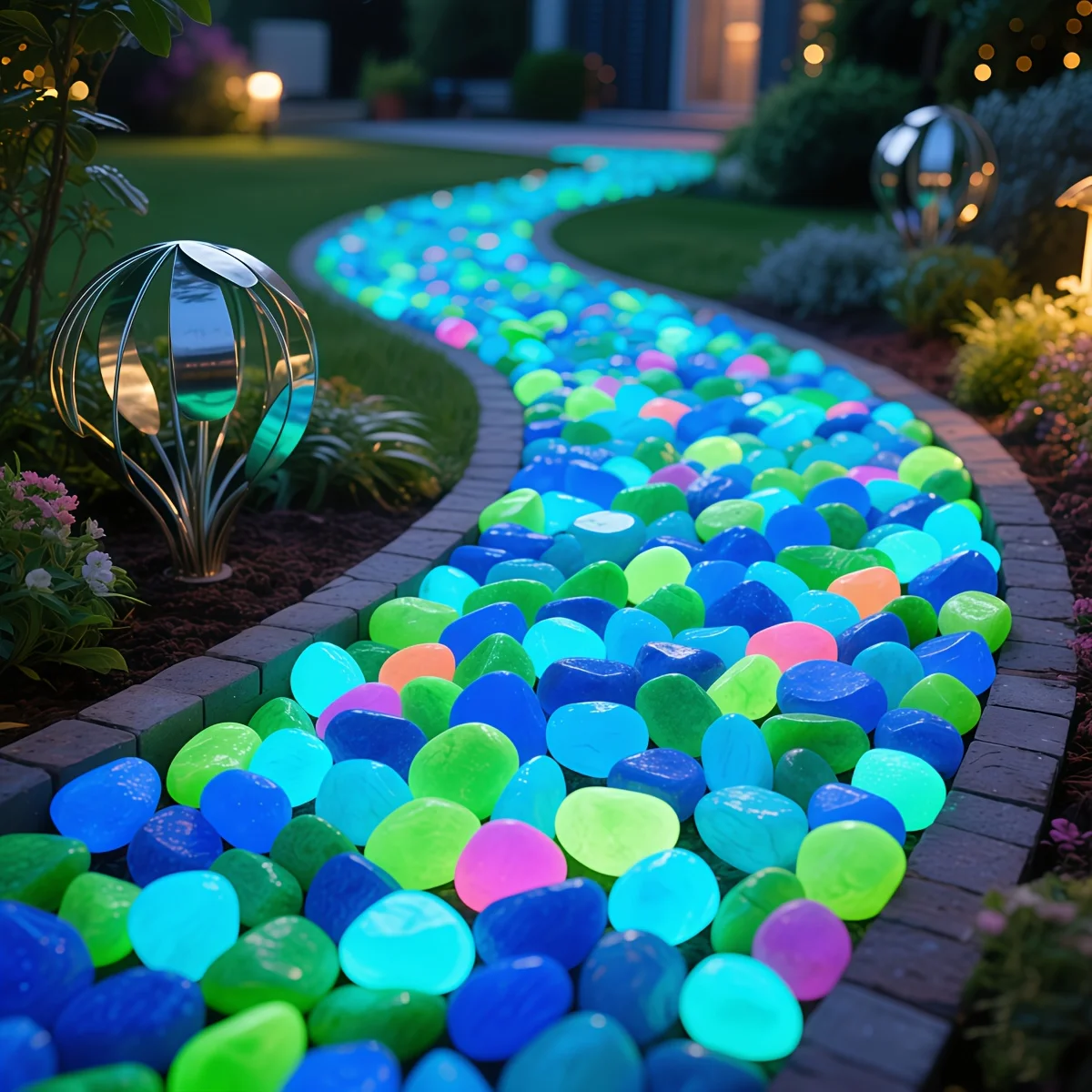 หินเรืองแสงสี 1 ซม. 100 ชิ้น ห - Fish Tank Gravel บทวิจารณ์และราคา