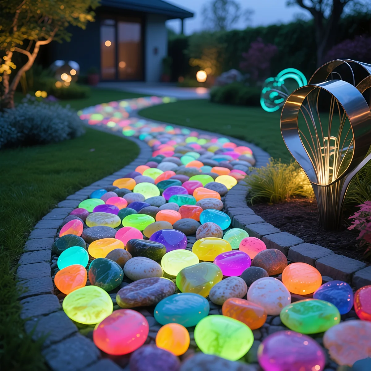 หินเรืองแสงสี 1 ซม. 100 ชิ้น ห - Fish Tank Gravel บทวิจารณ์และราคา
