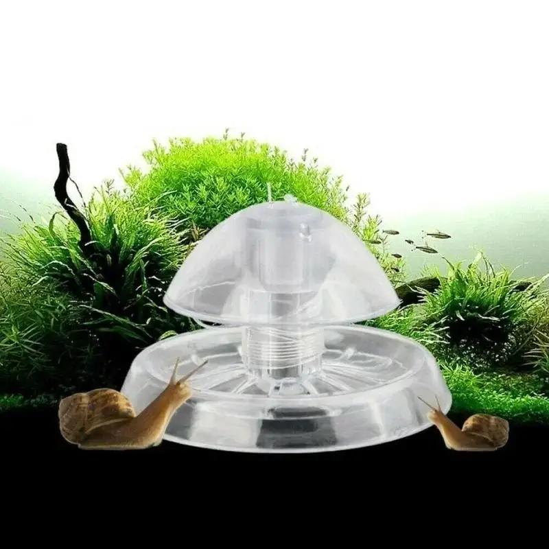 กับดักหอยทากพลาสติกใสขนาด 6/8  - Fish Aquarium Home บทวิจารณ์และราคา