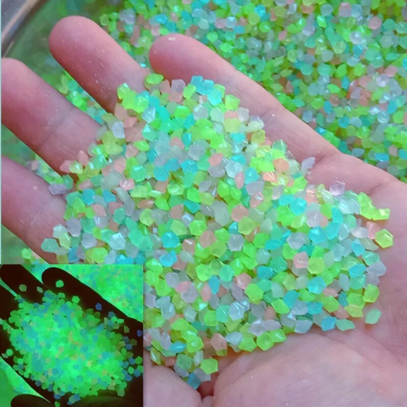 1000ชิ้น3-5มม. ทรายเรืองแสงในก - Fish Tank Gravel บทวิจารณ์และราคา