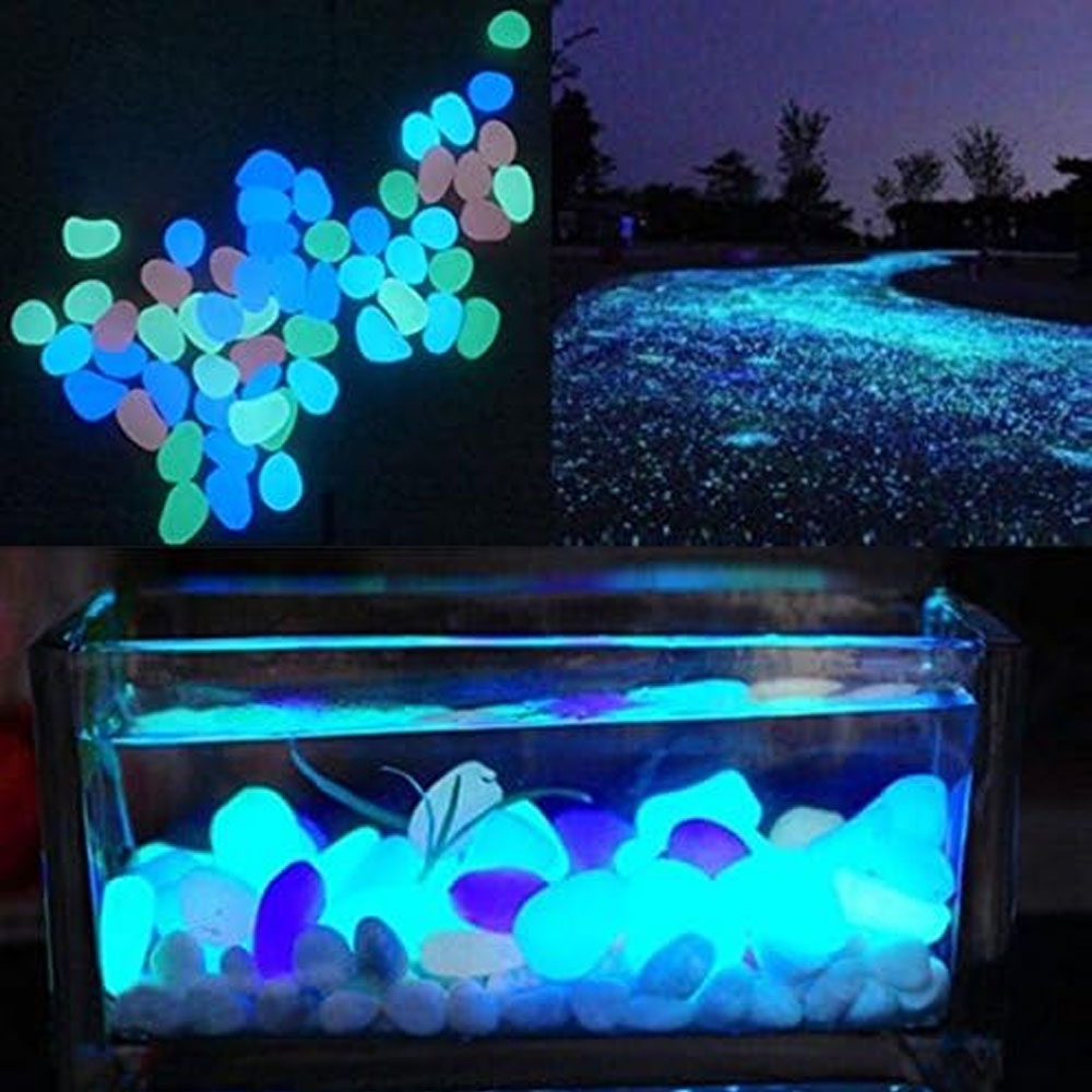 ถังปลา Rocks Glow Blue Pebbles - Fish Tank Gravel บทวิจารณ์และราคา