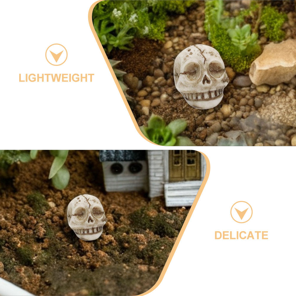 20 ชิ้น รูปปั้นหัวกะโหลกยิ้มทำ - Aquarium Decor บทวิจารณ์และราคา
